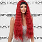 Headband Red Wig