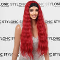 Headband Red Wig
