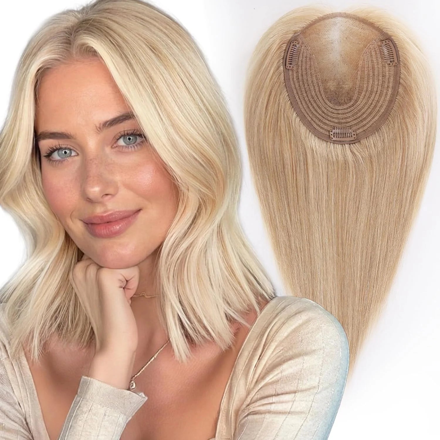 Honey Blonde Clip In Hair Pieces for Women