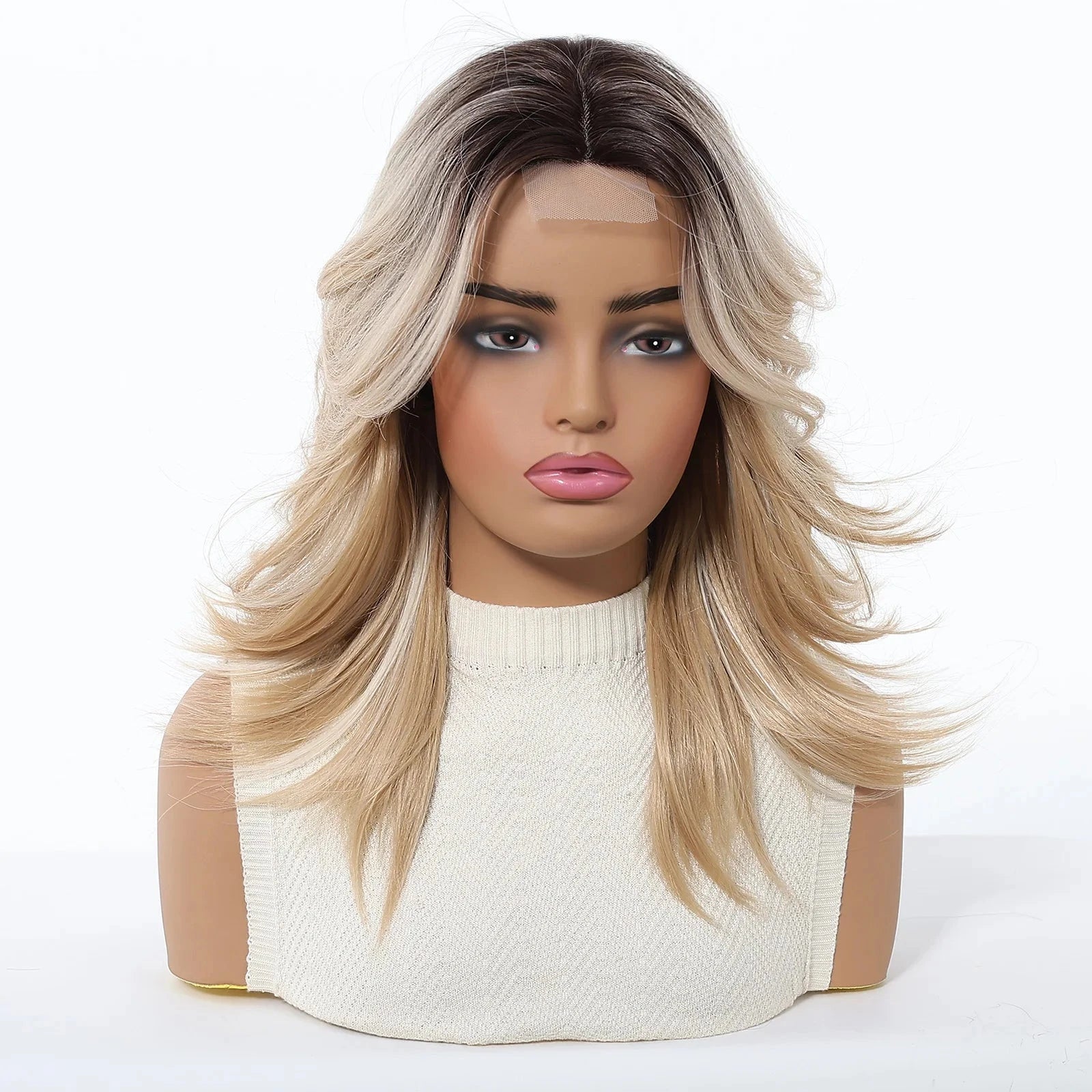 Honey Blonde Synthetic Wig