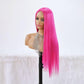Hot Pink Lace Front Wig