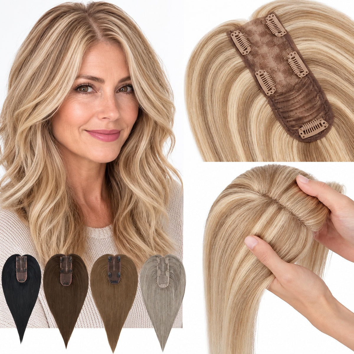 Human Hair Toppers
