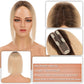 Human Hair Toppers Ombre Blonde