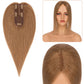 Human Hair Toppers Warm Brown