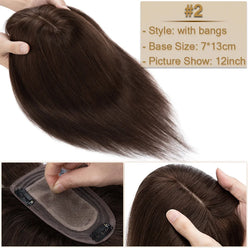 Human Hair Wiglets #2 Dark Brown