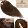 Human Hair Wiglets #4 Medium Brown