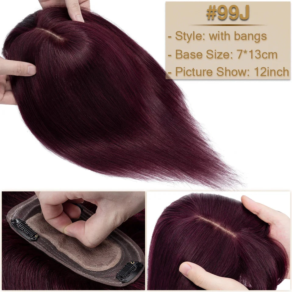 Human Hair Wiglets 99J Burgundy