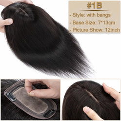 Human Hair Wiglets Natural Black #1B