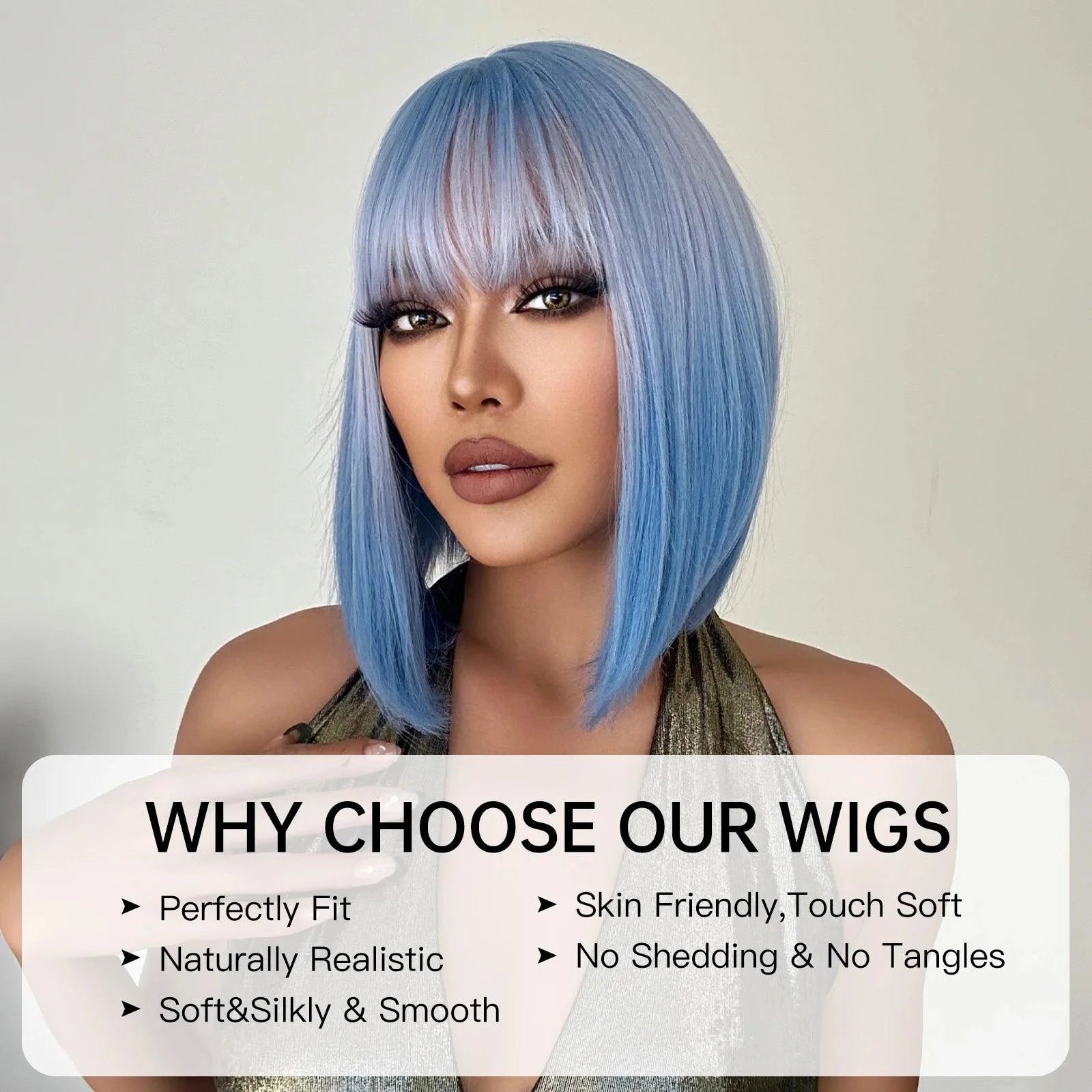 Ice Blue Wig