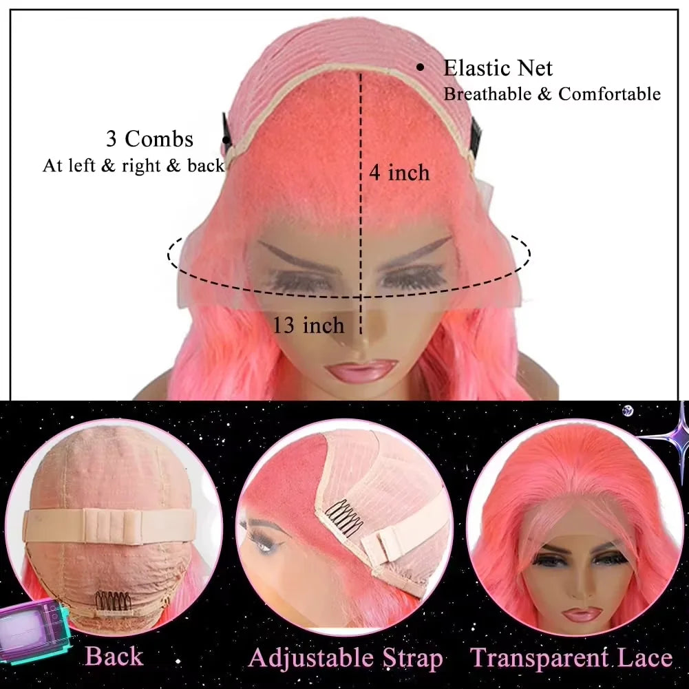 Lace Front Pink Wig