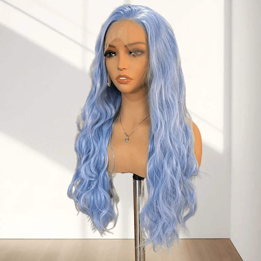 Lace Front Wigs in Blue