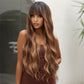 Light Brown Wavy Wig