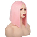 Light Pink Blunt Bob Wig