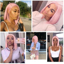 Light Pink Bob Wig