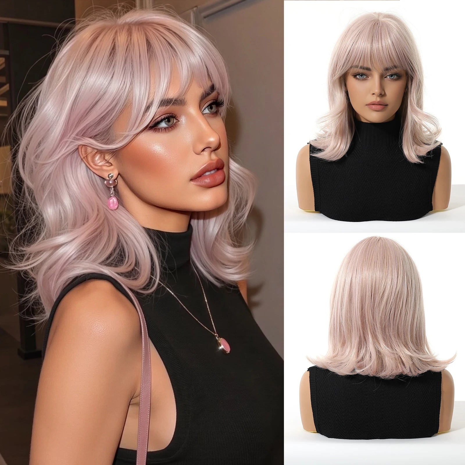 Light Pink Wig