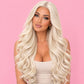 Long Blonde Curly Wig