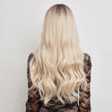 Long Blonde Curly Wig