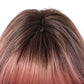 Long Pink Wavy Wigs