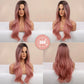 Long Pink Wig - Synthetic Wigs