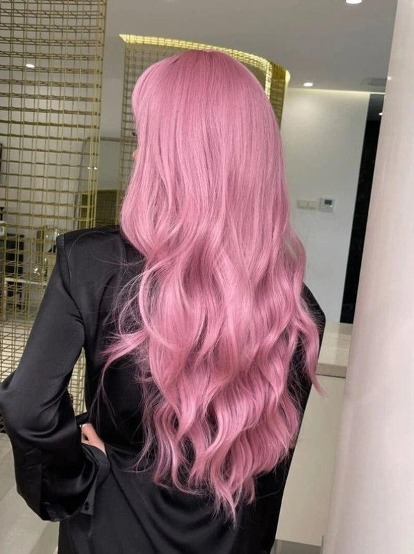 Long Pink Wig