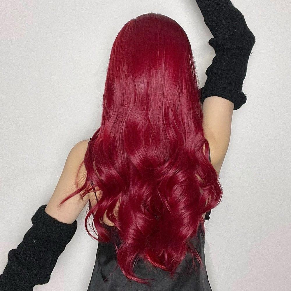 Loose Waves Red Wig