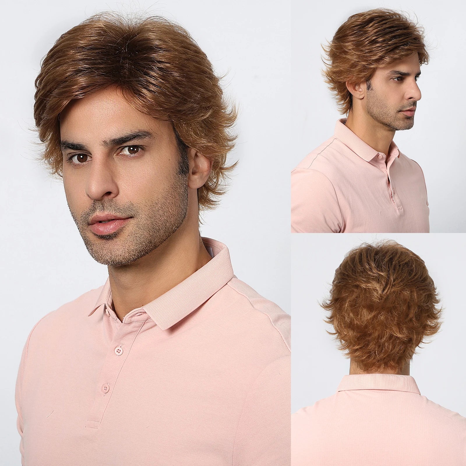 Male Wigs Copper