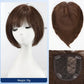 Medium Brown Real Hair Toppers UK