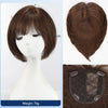 Medium Brown Real Hair Toppers UK