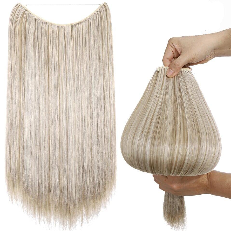 Mixed Blonde Halo Hair Extensions