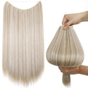 Mixed Blonde Halo Hair Extensions