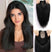 Natural Black Clip-In Wiglet for Thinning Hair – Top View with Scalp Base