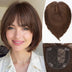 Natural Brown Human Hair Pieces