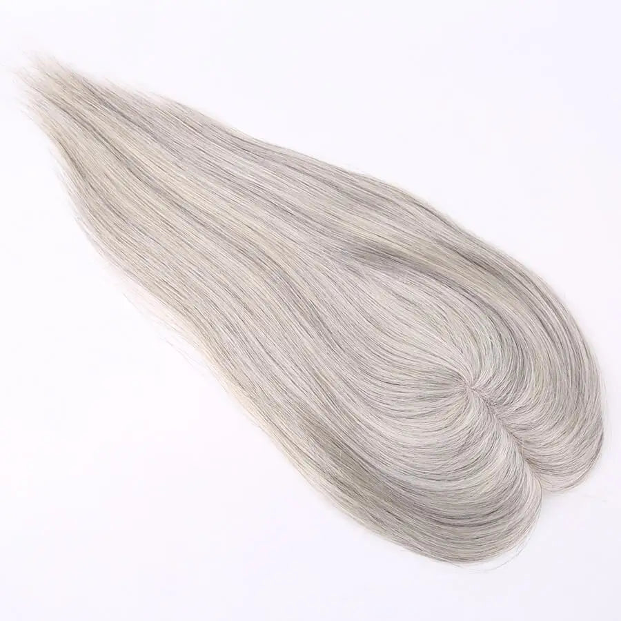 Natural Silver Hair Topper