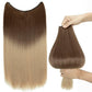 Ombre Blonde Halo Hair Extensions