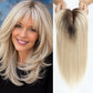 Ombre Blonde Remy Hair Toppers UK