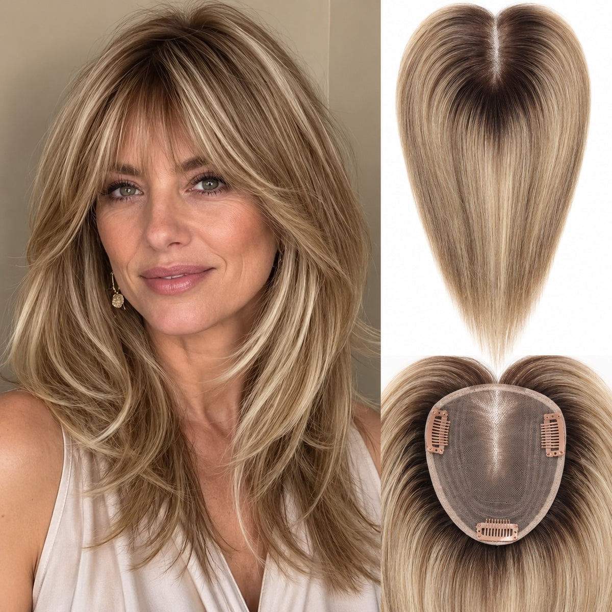 Ombre_Light_Brown_with_Fringe_Hair_Pieces_for_Women