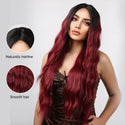 Ombre Red Wigs