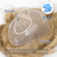 PU Mono Top Blonde Toupee