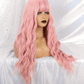 Pastel Pink Wavy Wig