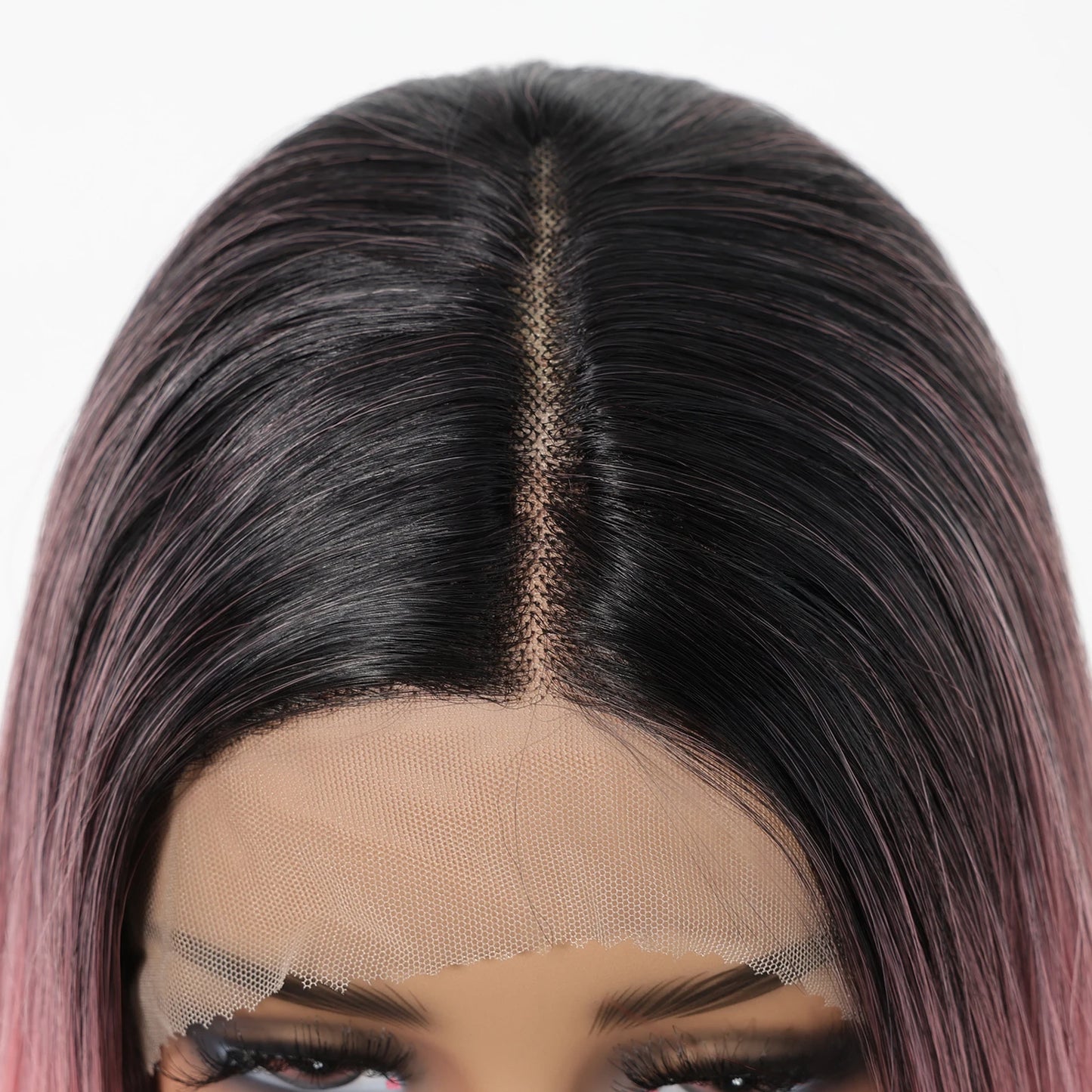 Pink Bob Wig Lace Front