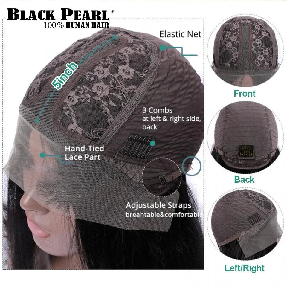 Pink Human Hair Wig Cap