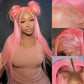 Pink Lace Front Wig
