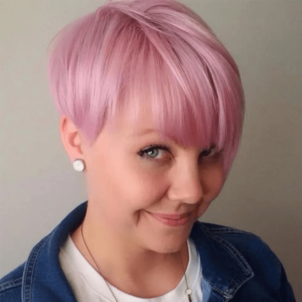 Pink Pixie Cut Wig
