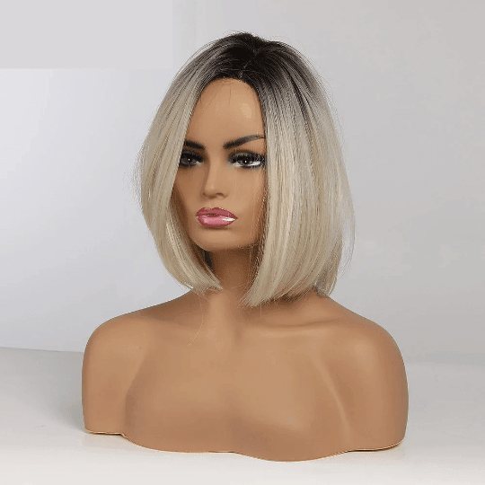 Platinum Blonde Bob Wig