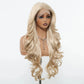 Platinum Blonde Curly Wig