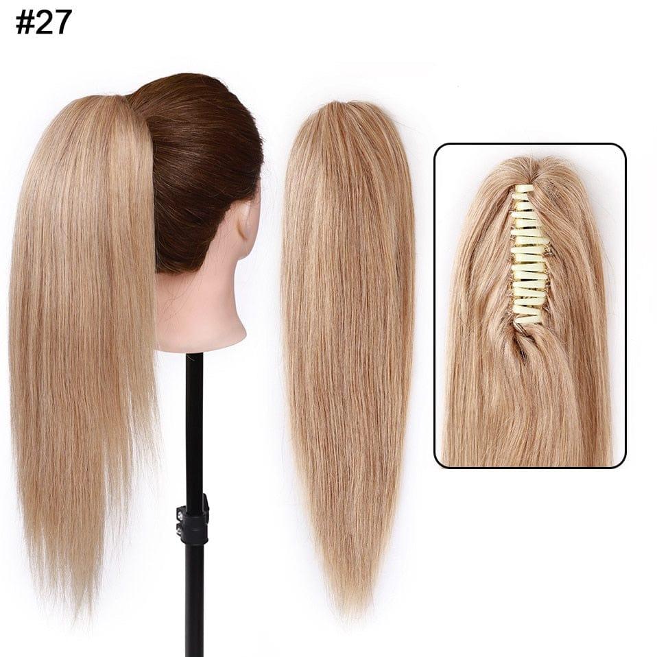 Ponytail hair extension made with 100% real human hair
