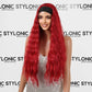 Red Headband Wig