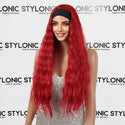 Red Headband Wig