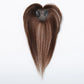 Remy Hair Topper with 2 Clips