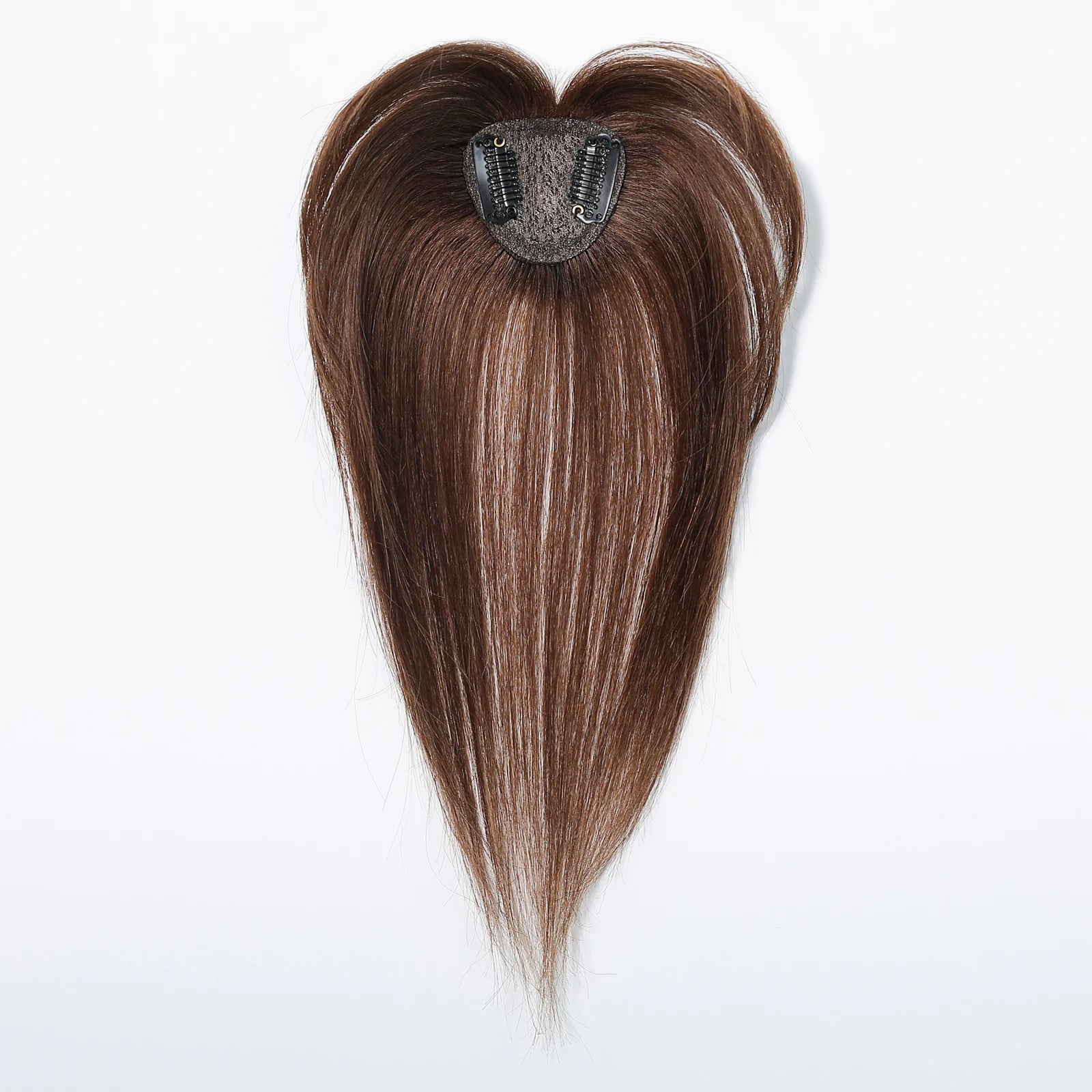 Remy Hair Topper with 2 Clips